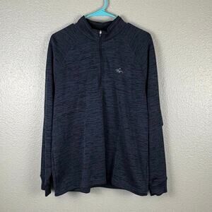 Greg Norman Quarter Zip 100% Polyester Light Blue Size Medium Pullover Jacket